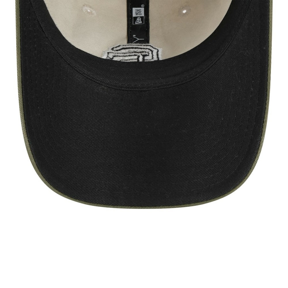 San Francisco Giants Women's 2025 Armed Forces Day 9TWENTY Adjustable Hat Light Beige/Olive