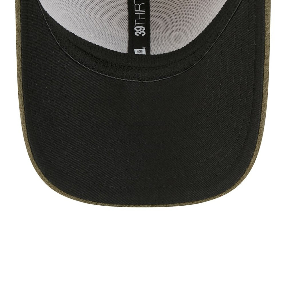 Baltimore Orioles 2025 Armed Forces Day 39THIRTY Flex Hat Light Beige/Olive