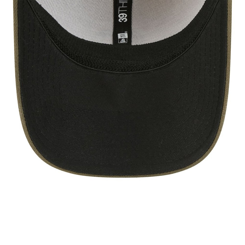 Chicago Cubs 2025 Armed Forces Day 39THIRTY Flex Hat Light Beige/Olive