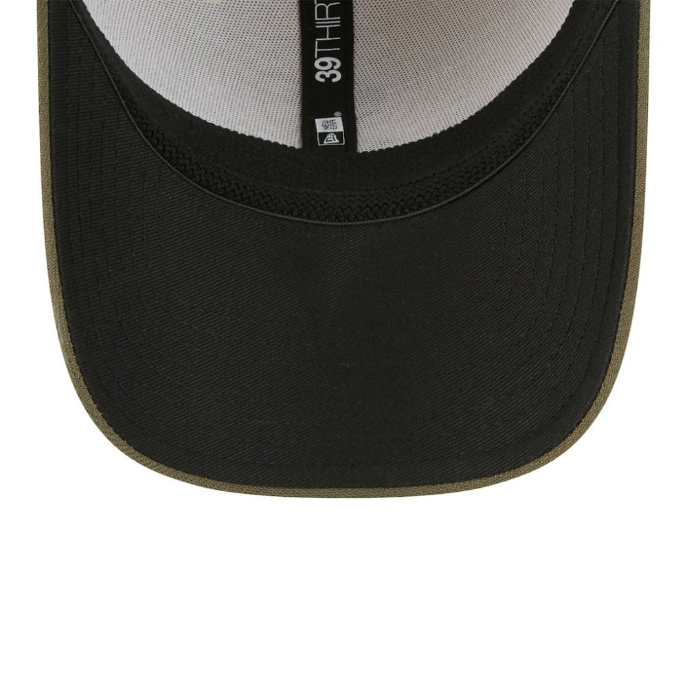 Chicago White Sox 2025 Armed Forces Day 39THIRTY Flex Hat Light Beige/Olive