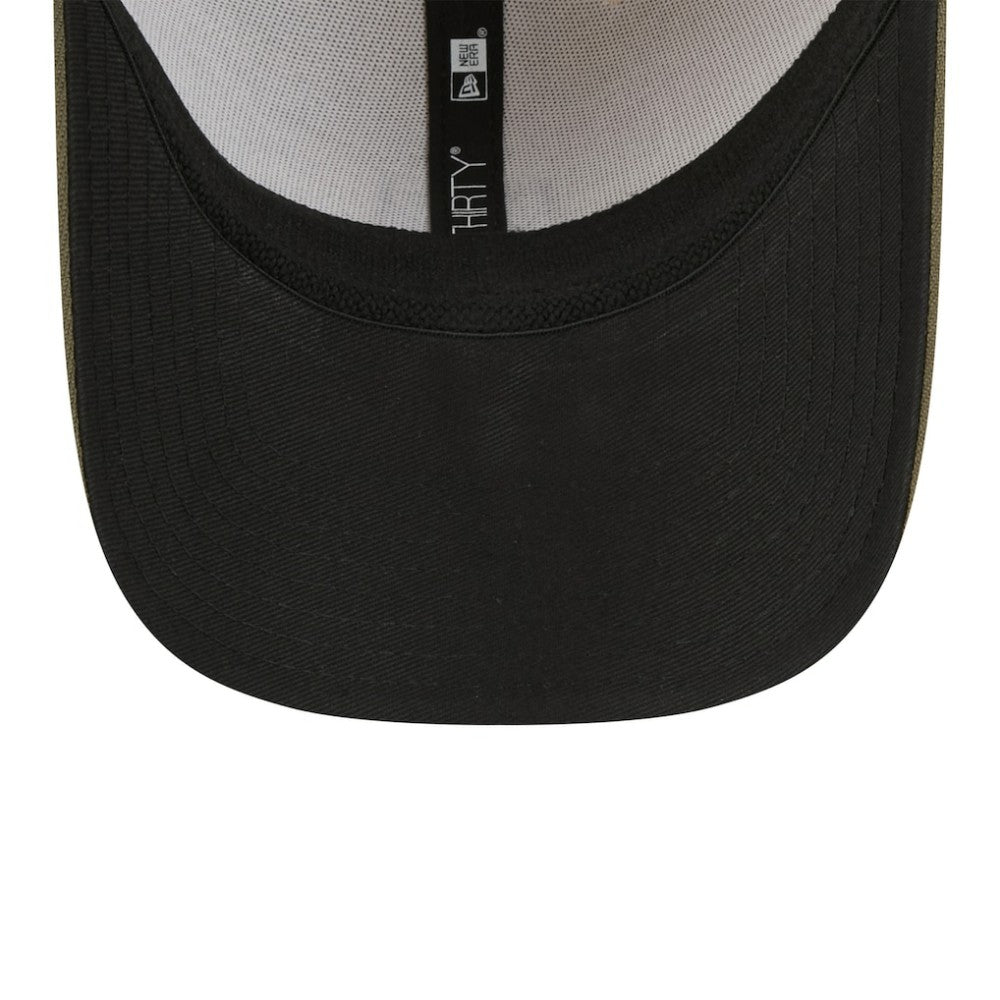 Minnesota Twins 2025 Armed Forces Day 39THIRTY Flex Hat Light Beige/Olive