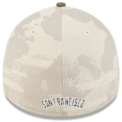 San Francisco Giants 2025 Armed Forces Day 39THIRTY Flex Hat Light Beige/Olive