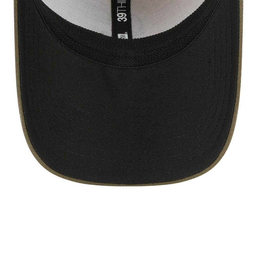 Seattle Mariners 2025 Armed Forces Day 39THIRTY Flex Hat Light Beige/Olive