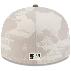 Washington Nationals 2025 Armed Forces Day 59FIFTY Fitted Hat Light Beige/Olive