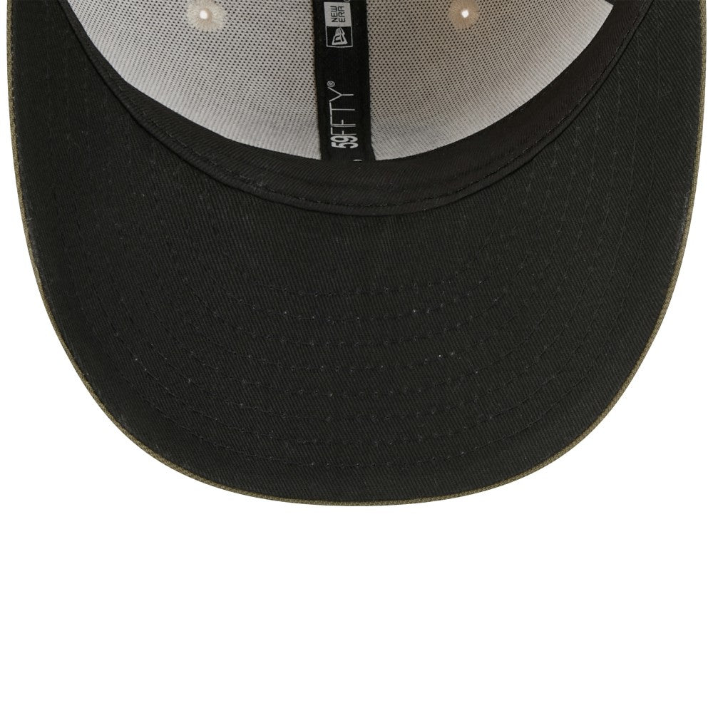 Milwaukee Brewers 2025 Armed Forces Day 59FIFTY Fitted Hat Light Beige/Olive