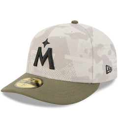 Minnesota Twins 2025 Armed Forces Day 59FIFTY Fitted Hat Light Beige/Olive