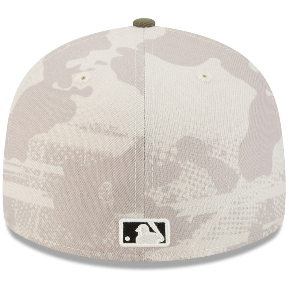 Minnesota Twins 2025 Armed Forces Day 59FIFTY Fitted Hat Light Beige/Olive