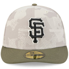 San Francisco Giants 2025 Armed Forces Day 59FIFTY Fitted Hat Light Beige/Olive