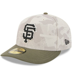 San Francisco Giants 2025 Armed Forces Day 59FIFTY Fitted Hat Light Beige/Olive