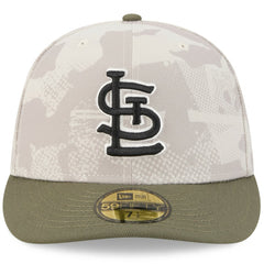 St. Louis Cardinals 2025 Armed Forces Day 59FIFTY Fitted Hat Light Beige/Olive