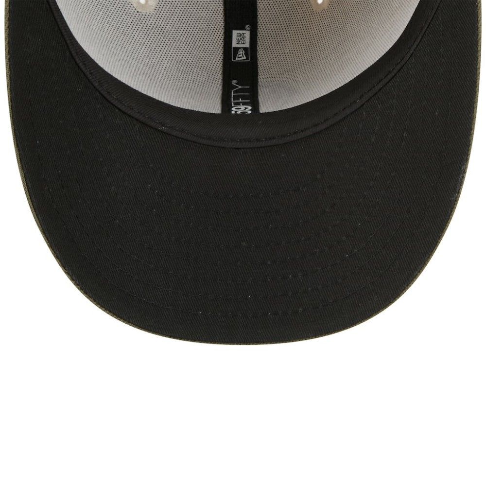 Colorado Rockies 2025 Armed Forces Day 59FIFTY Fitted Hat Light Beige/Olive