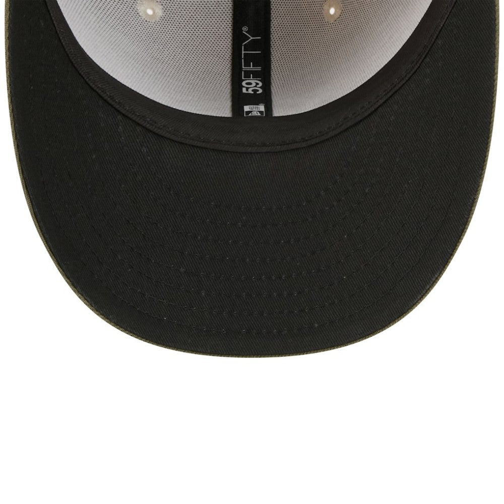 Cincinnati Reds 2025 Armed Forces Day 59FIFTY Fitted Hat Light Beige/Olive