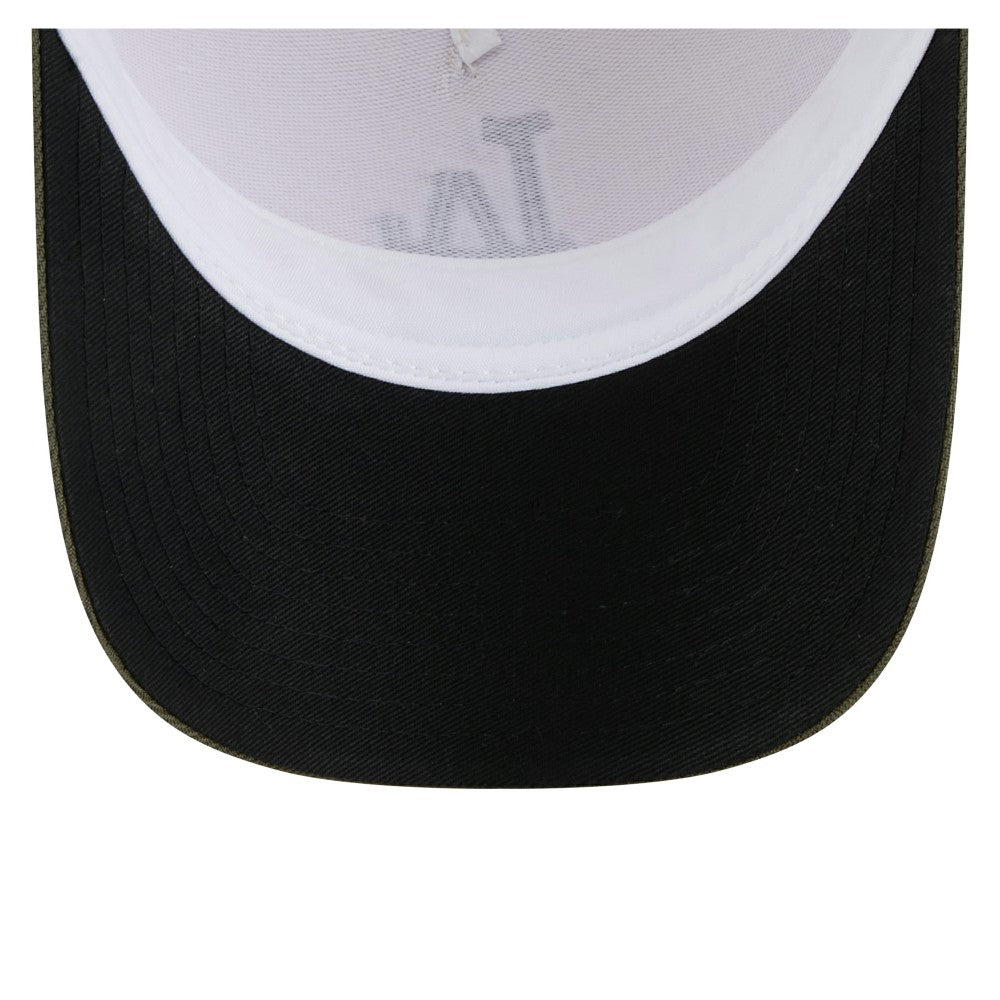 Los Angeles Dodgers 2025 Armed Forces Day 9FORTY M-Crown A-Frame Adjustable Hat Light Beige/Olive
