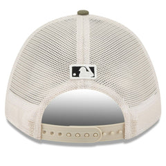 Tampa Bay Rays 2025 Armed Forces Day 9FORTY M-Crown A-Frame Adjustable Hat Light Beige/Olive