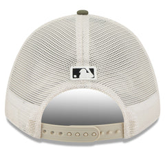 Los Angeles Angels 2025 Armed Forces Day 9FORTY M-Crown A-Frame Adjustable Hat Light Beige/Olive