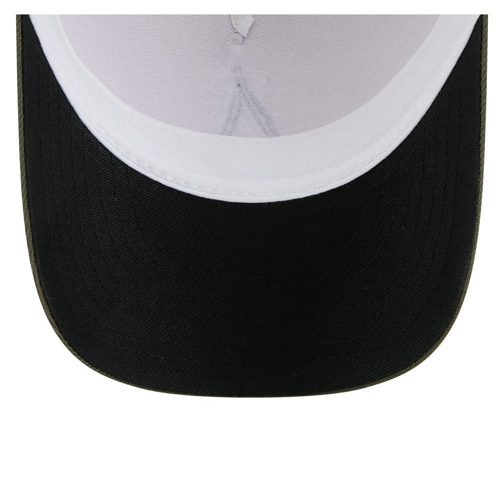 Los Angeles Angels 2025 Armed Forces Day 9FORTY M-Crown A-Frame Adjustable Hat Light Beige/Olive