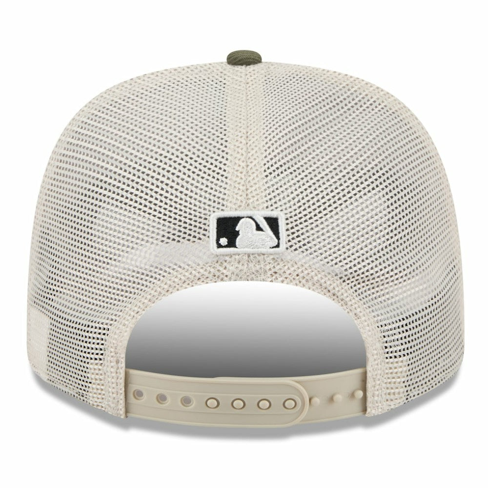 Baltimore Orioles 2025 Armed Forces Day 9SEVENTY Stretch-Snap Hat Light Beige/Olive