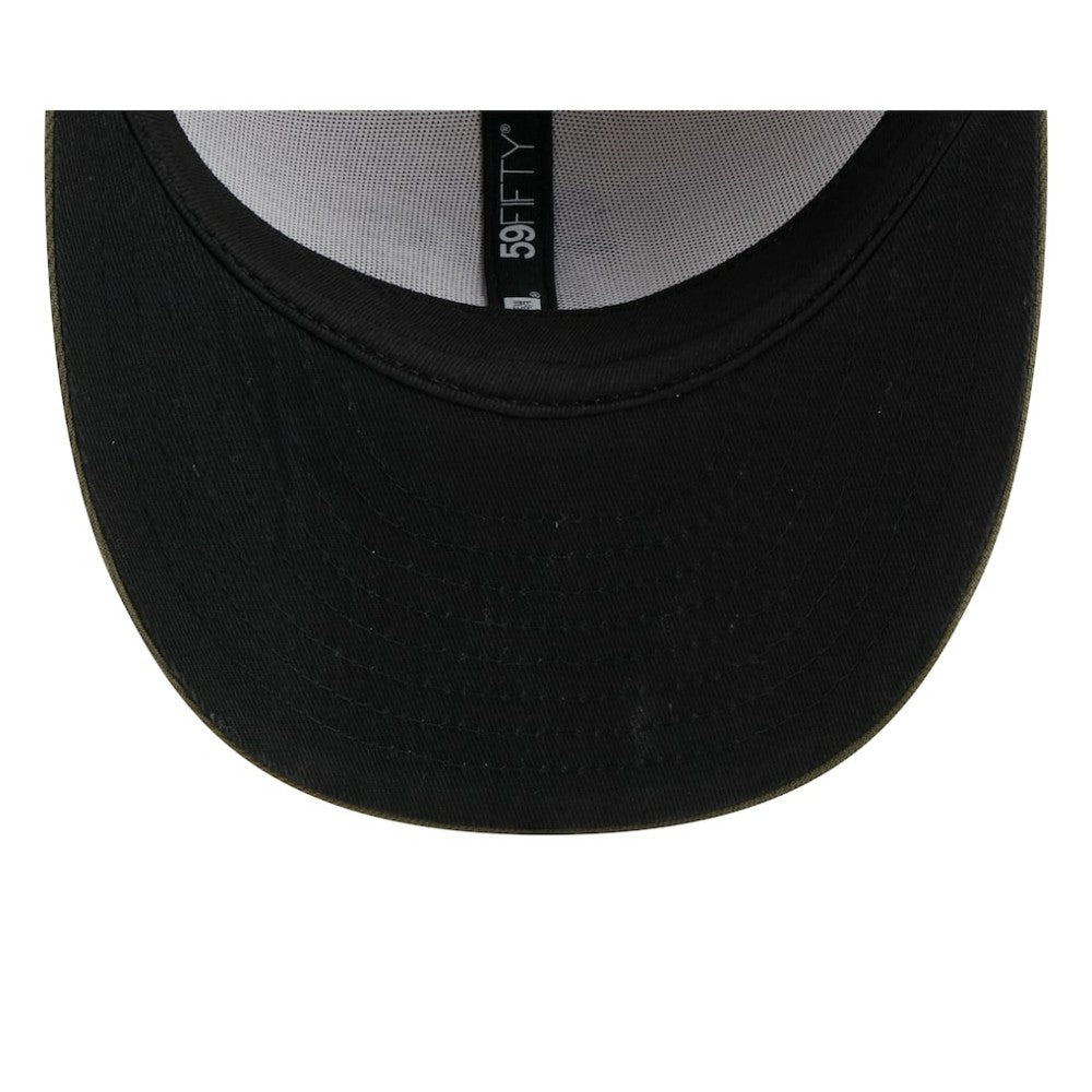 Athletics 2025 Armed Forces Day Low Profile 59FIFTY Fitted Hat Light Beige/Olive