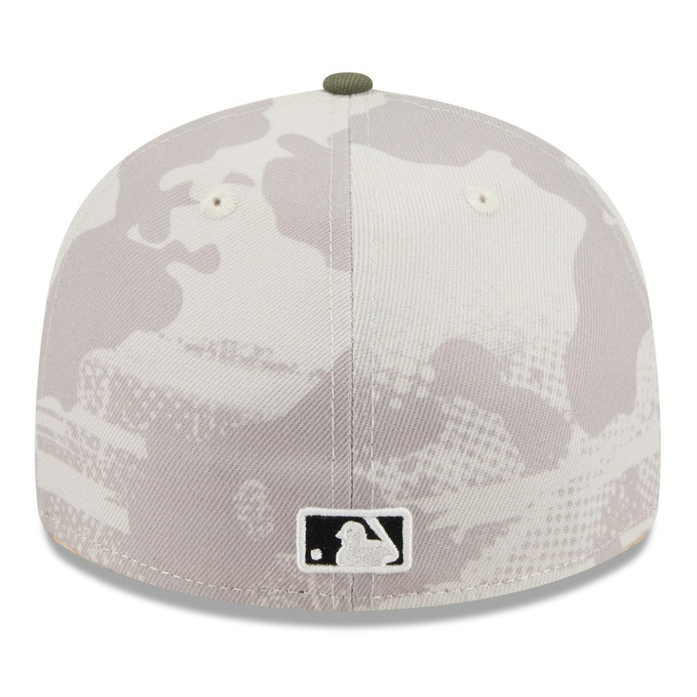Pittsburgh Pirates 2025 Armed Forces Day Low Profile 59FIFTY Fitted Hat Light Beige/Olive