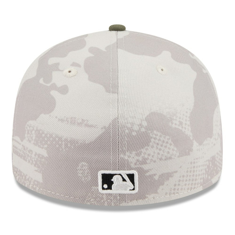 San Francisco Giants 2025 Armed Forces Day Low Profile 59FIFTY Fitted Hat Light Beige/Olive