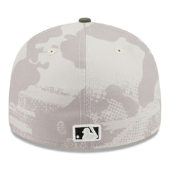 Houston Astros 2025 Armed Forces Day Low Profile 59FIFTY Fitted Hat Light Beige/Olive