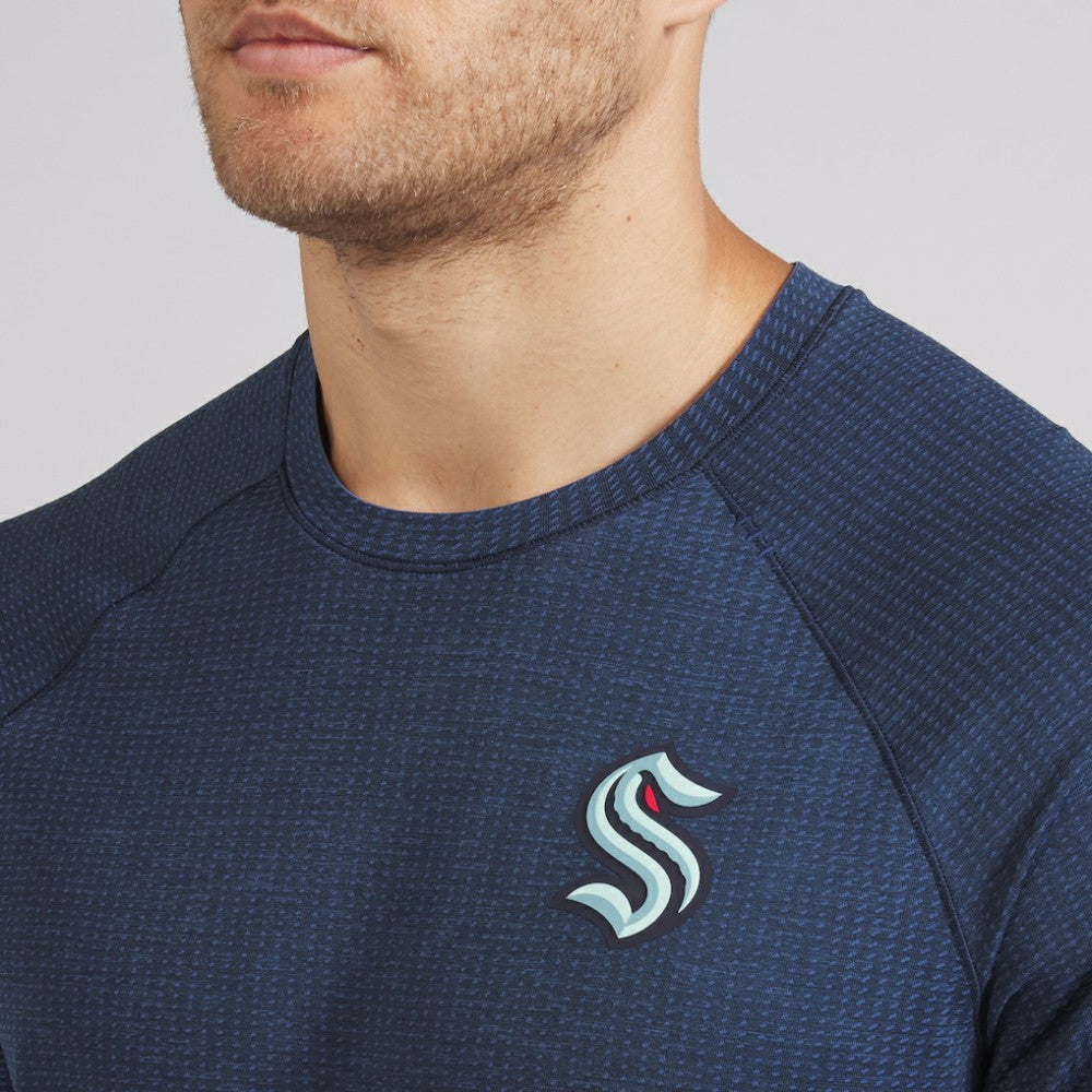 Seattle Kraken lululemon Metal Vent Tech Short-Sleeve Shirt - Mineral Blue