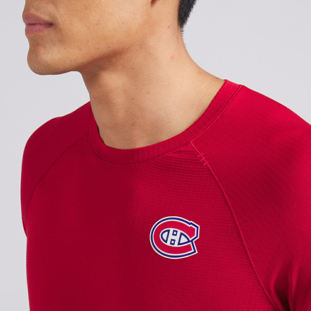 Montreal Canadiens lululemon Metal Vent Tech Short-Sleeve Shirt - True Red