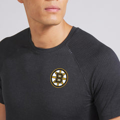 Boston Bruins lululemon Metal Vent Tech Short-Sleeve Shirt - Graphite Grey