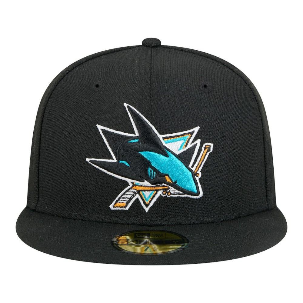 San Jose Sharks New Era Core 59FIFTY Fitted Hat - Black Hats