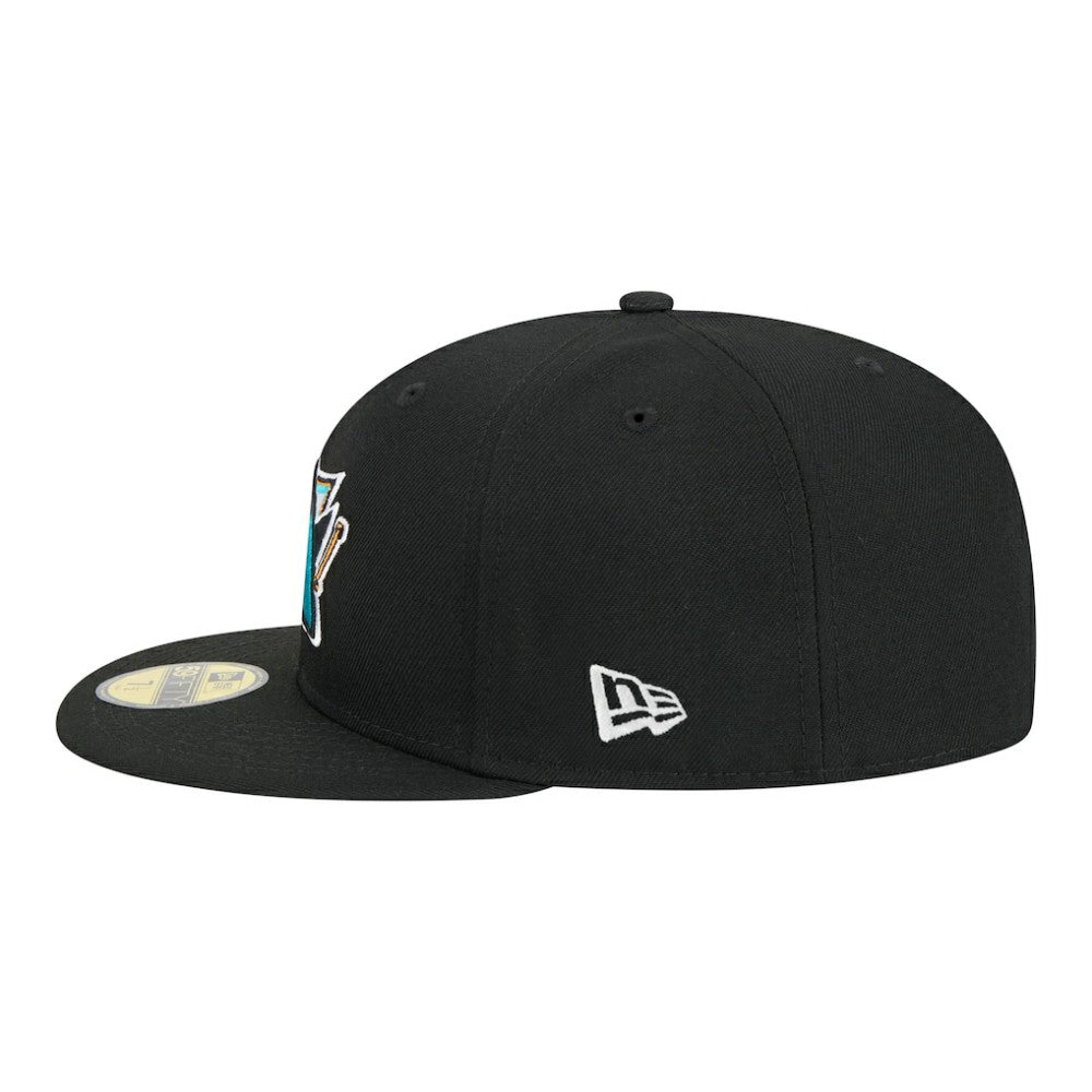 San Jose Sharks New Era Core 59FIFTY Fitted Hat - Black Hats