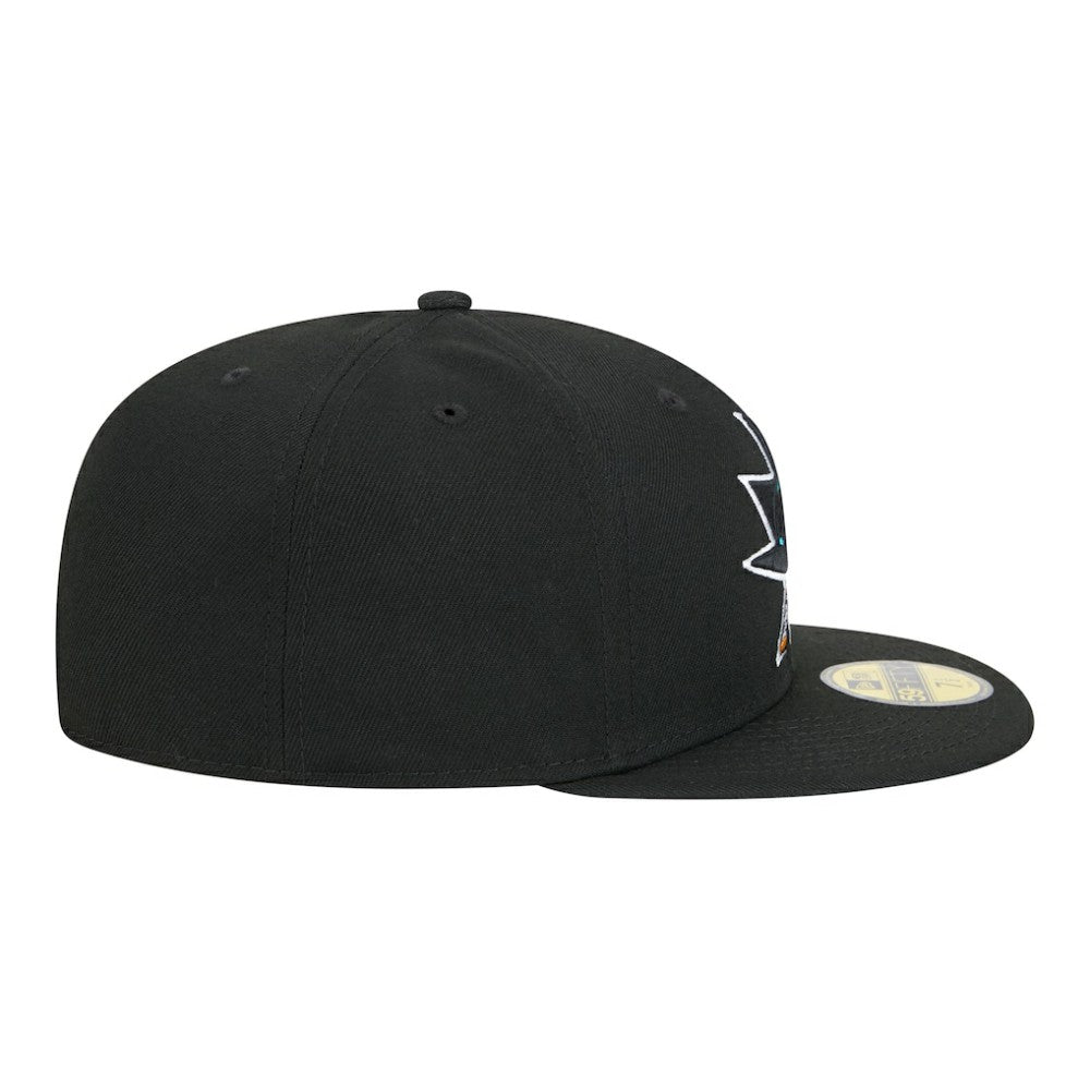 San Jose Sharks New Era Core 59FIFTY Fitted Hat - Black Hats