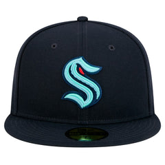 Seattle Kraken New Era Core 59FIFTY Fitted Hat - Navy Hats