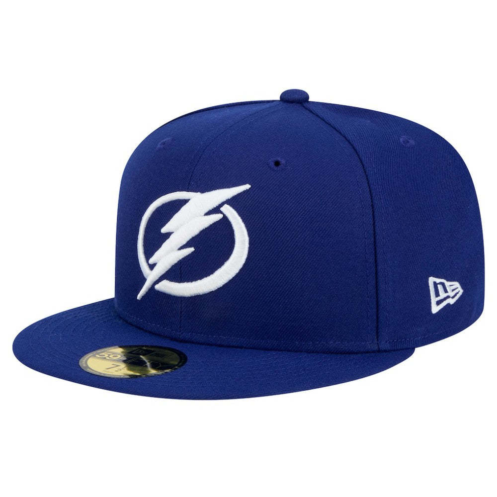 Tampa Bay Lightning New Era Core 59FIFTY Fitted Hat - Blue Hats