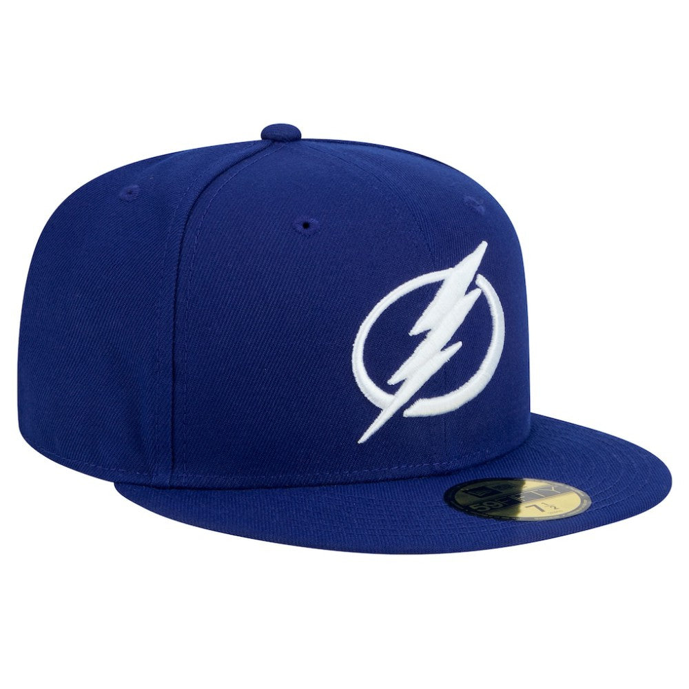 Tampa Bay Lightning New Era Core 59FIFTY Fitted Hat - Blue Hats