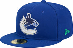 Vancouver Canucks New Era Core 59FIFTY Fitted Hat - Blue Hats