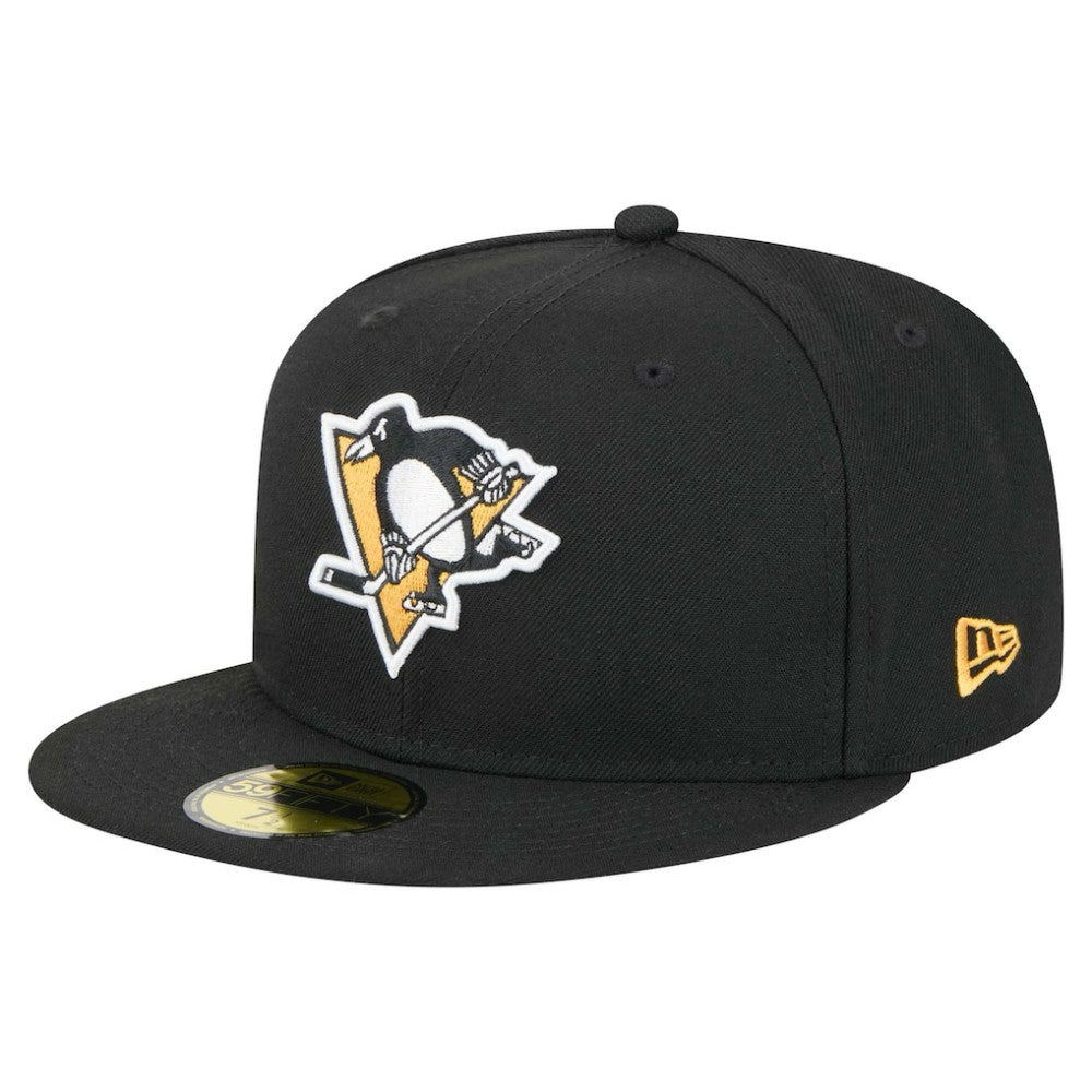 Pittsburgh Penguins New Era Core 59FIFTY Fitted Hat - Black Hats