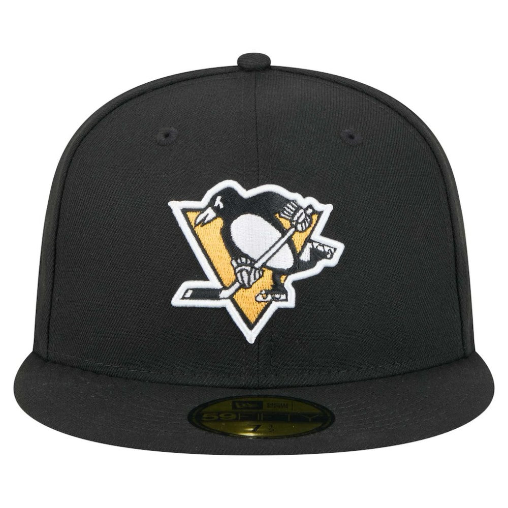 Pittsburgh Penguins New Era Core 59FIFTY Fitted Hat - Black Hats