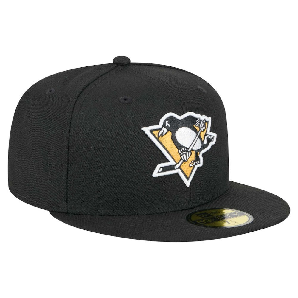Pittsburgh Penguins New Era Core 59FIFTY Fitted Hat - Black Hats
