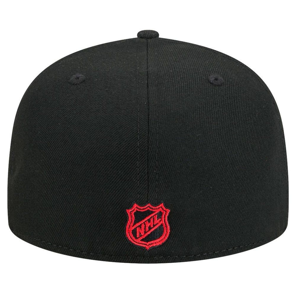 Chicago Blackhawks New Era Core 59FIFTY Fitted Hat - Black Hats
