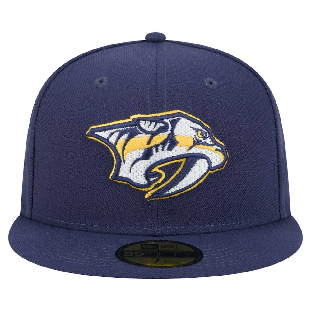 Nashville Predators New Era Core 59FIFTY Fitted Hat - Navy Hats