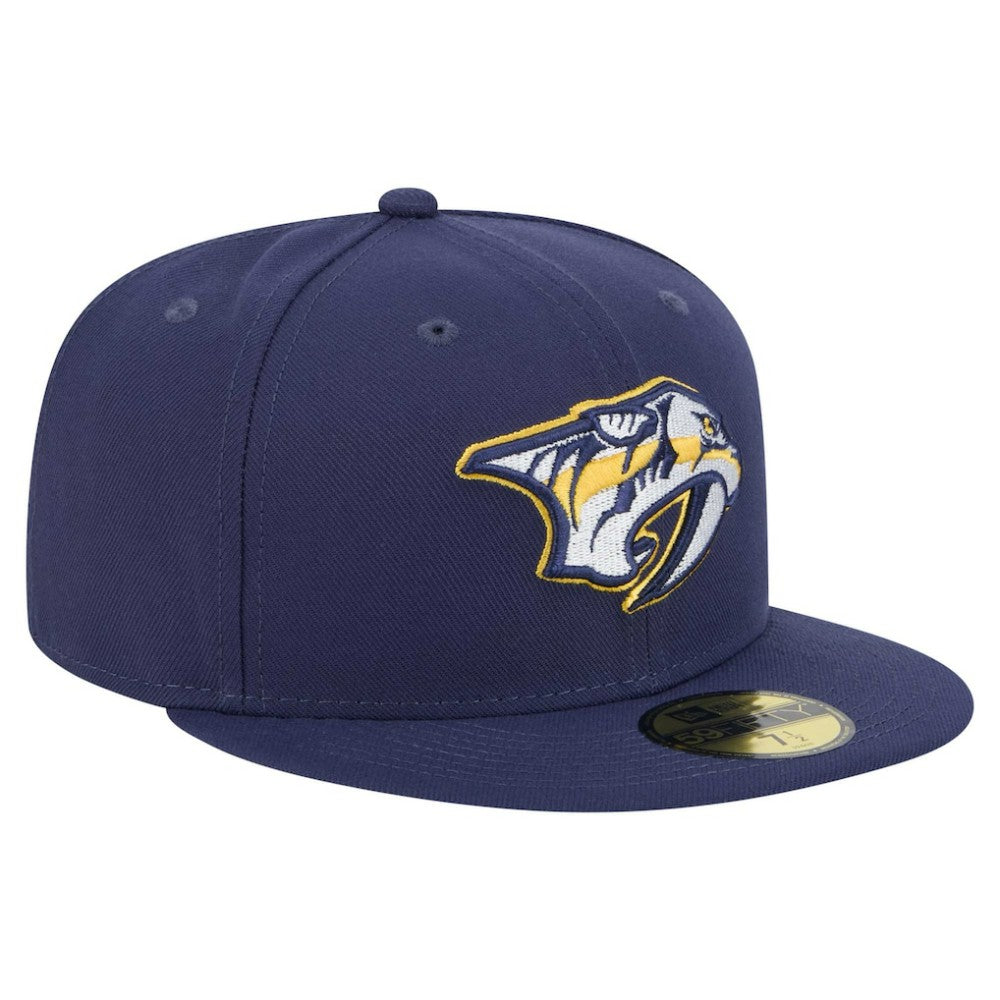 Nashville Predators New Era Core 59FIFTY Fitted Hat - Navy Hats