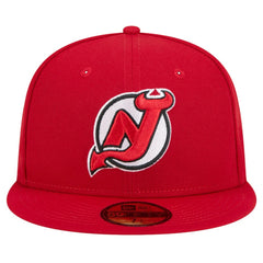 New Jersey Devils New Era Core 59FIFTY Fitted Hat - Red Jerseys