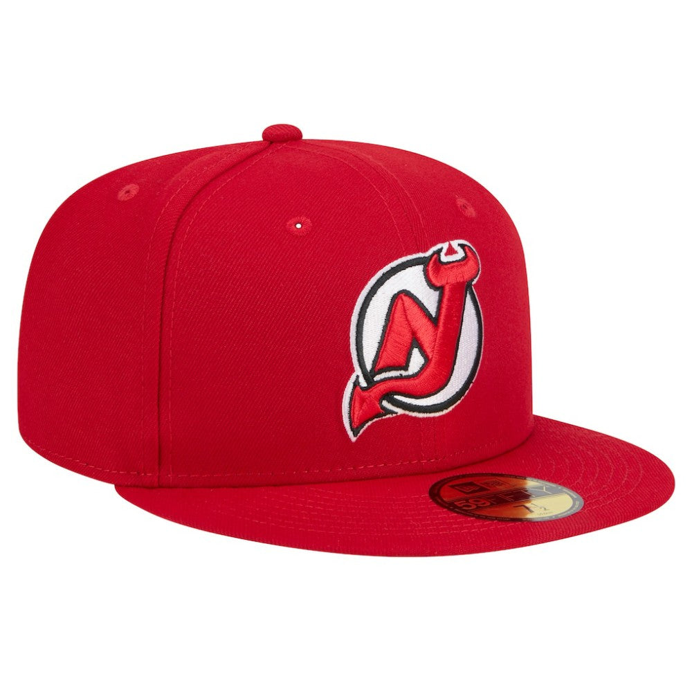 New Jersey Devils New Era Core 59FIFTY Fitted Hat - Red Jerseys