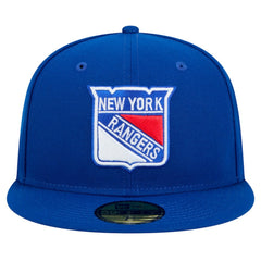 New York Rangers New Era Core 59FIFTY Fitted Hat - Blue Hats