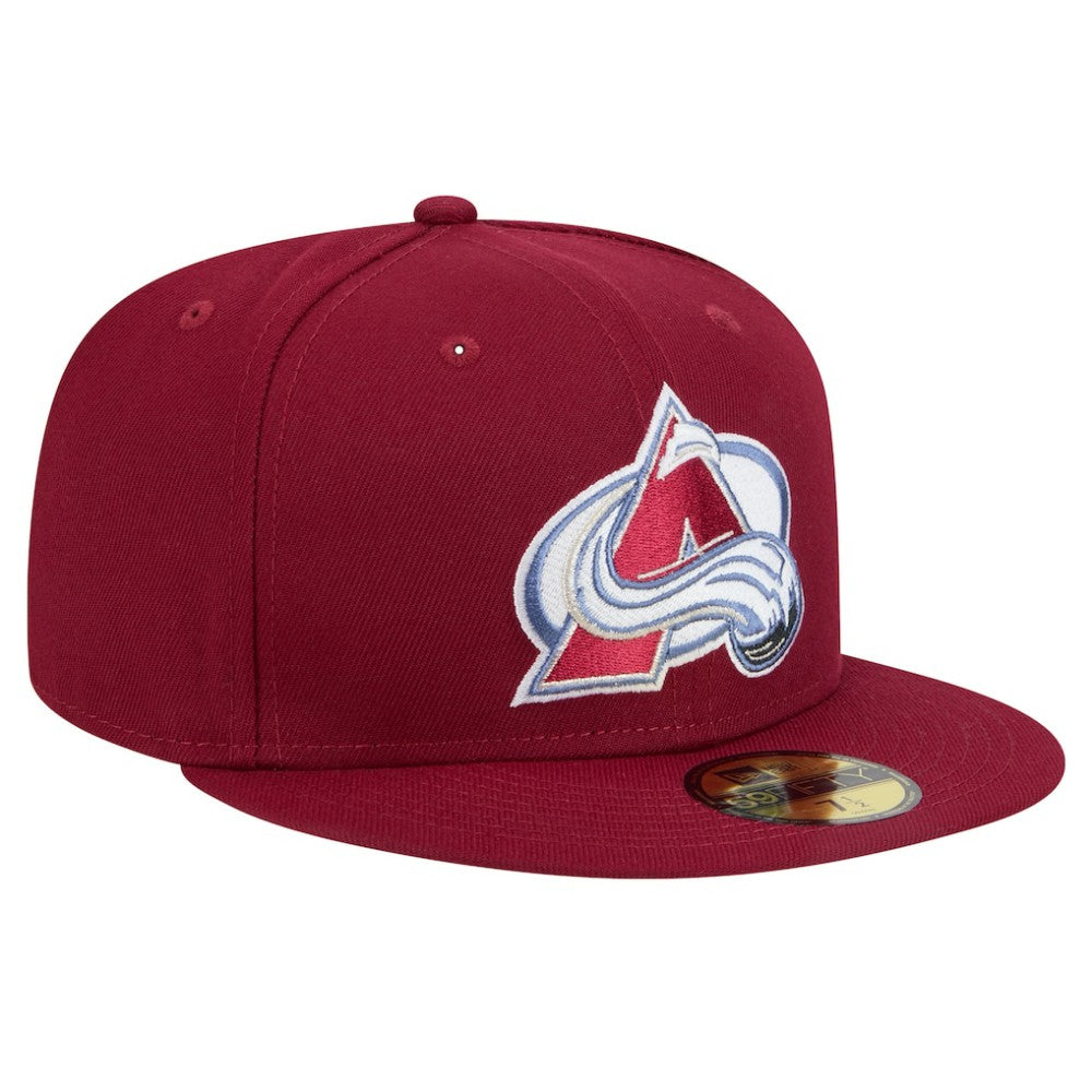 Colorado Avalanche New Era Core 59FIFTY Fitted Hat - Burgundy Hats