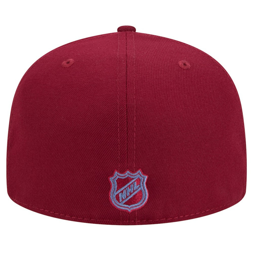 Colorado Avalanche New Era Core 59FIFTY Fitted Hat - Burgundy Hats