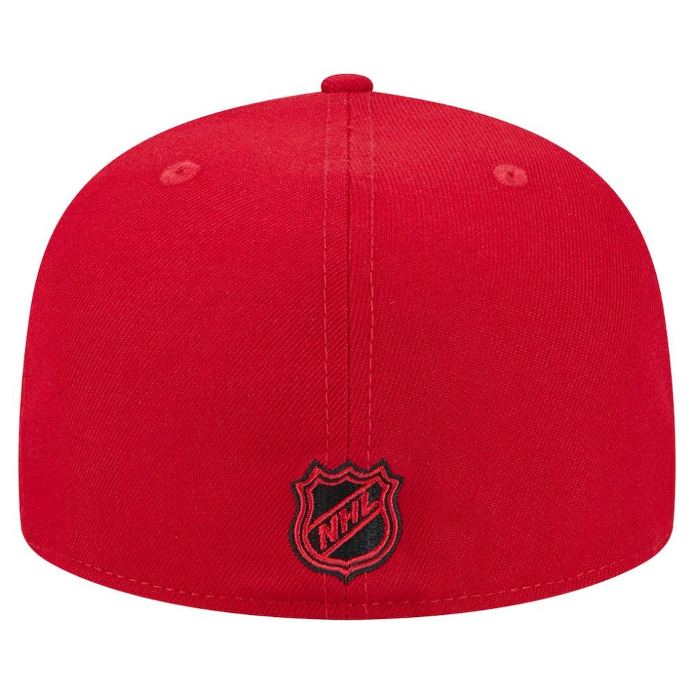 Chicago Blackhawks New Era Core 59FIFTY Fitted Hat - Red Hats