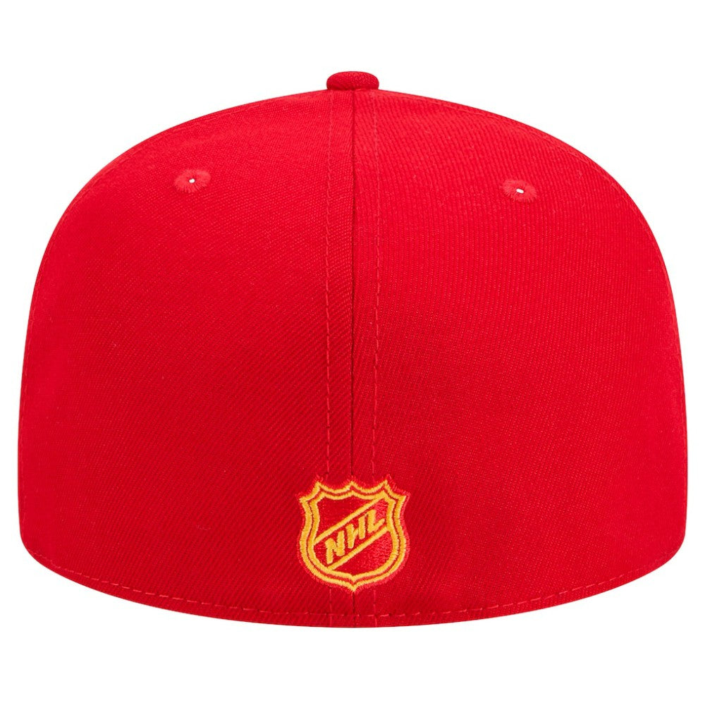 Calgary Flames New Era Core 59FIFTY Fitted Hat - Red Hats