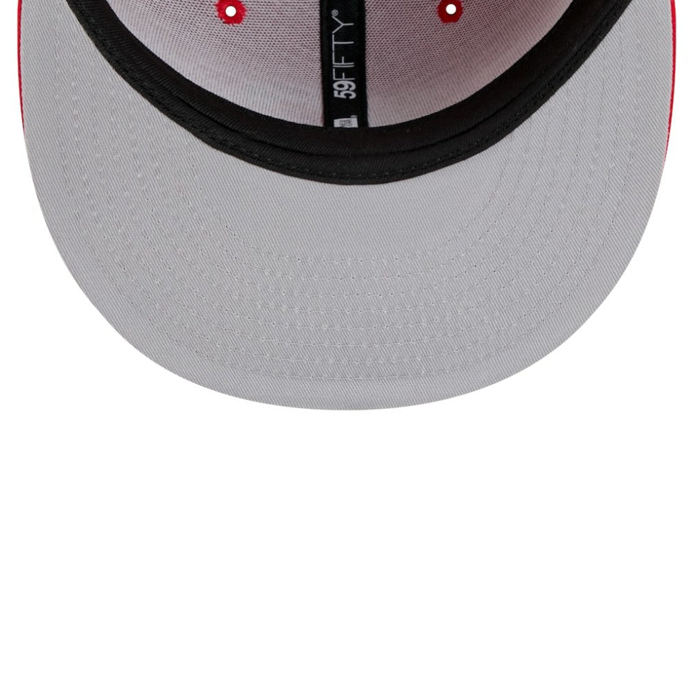 Calgary Flames New Era Core 59FIFTY Fitted Hat - Red Hats
