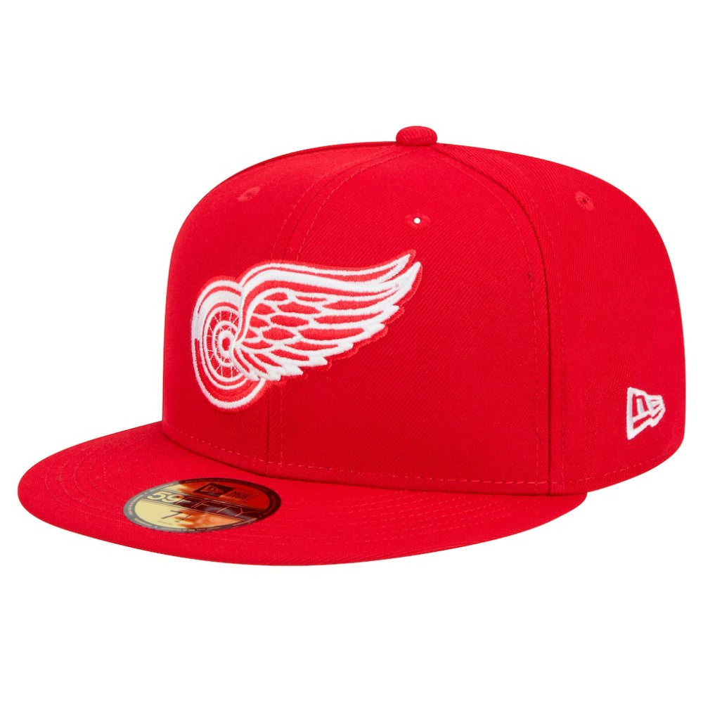 Detroit Red Wings New Era Core 59FIFTY Fitted Hat - Red Hats